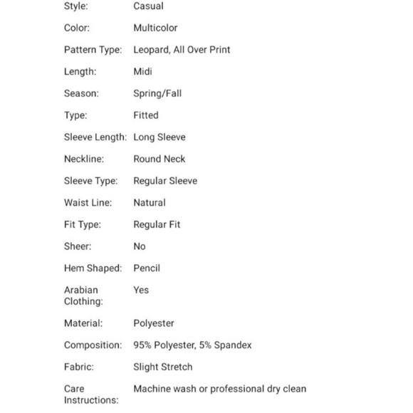 NEW Plus Leopard Print Fitted Dress - Picture 9 of 9